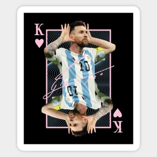 King Messi Sticker